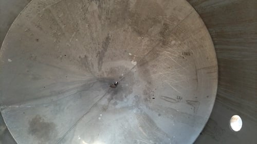 2250 gallon Stainless Steel Tank, Agitated, Cone Bottom, 7' 6" diameter x 8' straight side, 2 HP - Image 7