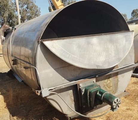 4500 gallon Stainless Steel Vertical Tank, Agitated, 7' 6" diameter x 14' straight side, 2 HP, 208-230/460 - Image 5