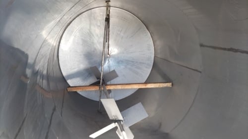 4500 gallon Stainless Steel Vertical Tank, Agitated, 7' 6" diameter x 14' straight side, 2 HP, 208-230/460 - Image 7