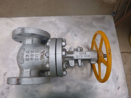 2.5" Stem & Yoke #Class-300, Gate Valve, Carbon Steel, 740 psi @ 100 deg. F, 410 psi @ 800 deg. F, 2019 - Image 3