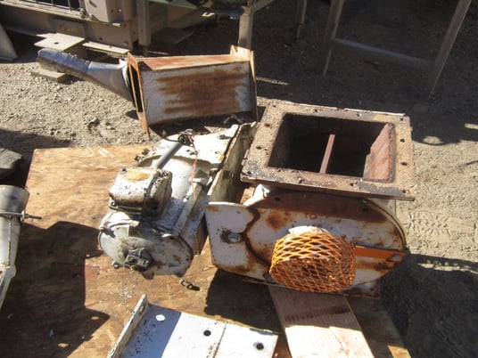 10" Kice #VJ10X8X8, Rotary Airlock Valve, Carbon Steel, 8" x 8" inlet/outlet, 1/2 HP, 208/220/440V - Image 2