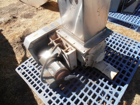 10" Semco #CV-04B, Rotary Airlock Valve, Carbon Steel, 48" H x 9" diameter feed chute, 1/2 HP, 230/460V, 1700 - Image 6