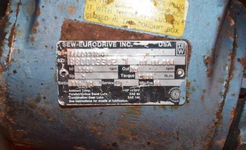 10" Semco #CV-04B, Rotary Airlock Valve, Carbon Steel, 48" H x 9" diameter feed chute, 1/2 HP, 230/460V, 1700 - Image 7