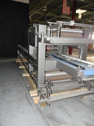 Arpac #105-28, Shrink Bundler/Tunnel system, 25" wide x 11" tall seal bar, 27" width film, 14" tall x 28" - Image 1