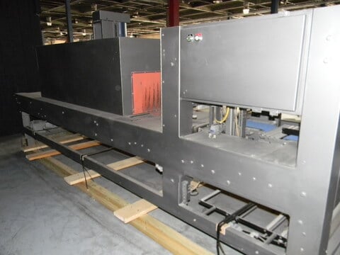 Arpac #105-28, Shrink Bundler/Tunnel system, 25" wide x 11" tall seal bar, 27" width film, 14" tall x 28" - Image 5