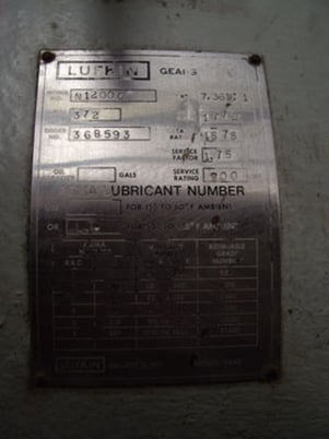 900 HP @ 1779 RPM, Lufkin #N12000 Gearbox, gear reducer, 7.36:1 ratio, Used - Image 2