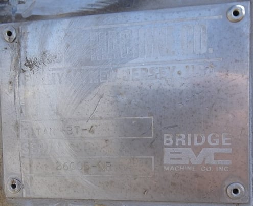 Bridge Machine Company #Titan-BT-4, Meatball Former, 20000 pcs./hr., 3-150 g work size, 32" x 39" x 26" deep - Image 8