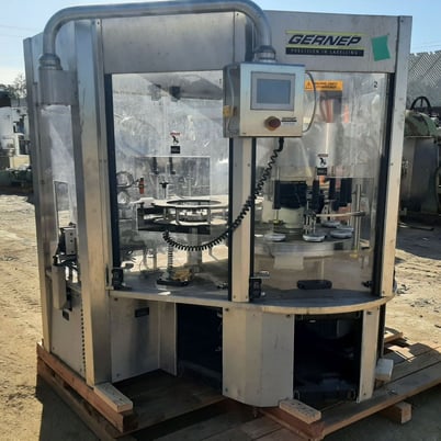 Gernep #Soluta-10-64, Pressure Sensitive Labeler, 10-Head, 185-200 BPM, 11.5" diameter Label rolls, 6" label - Image 1