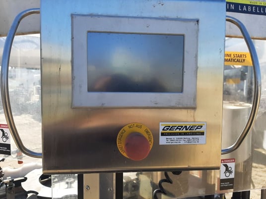 Gernep #Soluta-10-64, Pressure Sensitive Labeler, 10-Head, 185-200 BPM, 11.5" diameter Label rolls, 6" label - Image 5