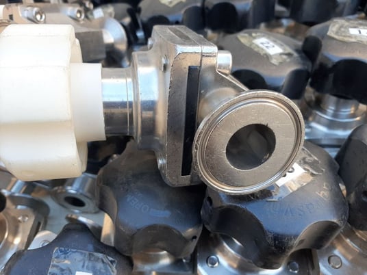 1" Aquasyn, Diaphragm Valve, Stainless Steel, Tri Clamp - Image 2