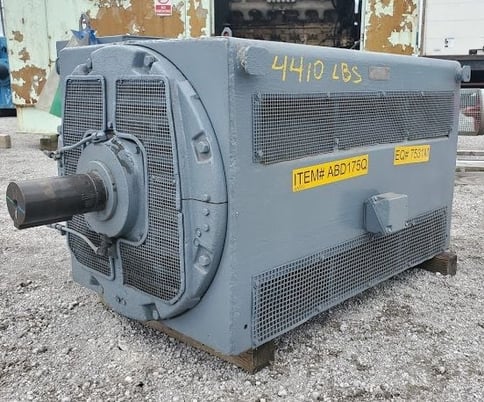 600 HP 1200 RPM General Electric, Frame 8210S, ODP, electrically OK, rebuilt, 4160 Volts - Image 4