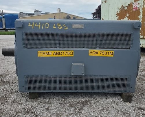 600 HP 1200 RPM General Electric, Frame 8210S, ODP, electrically OK, rebuilt, 4160 Volts - Image 6