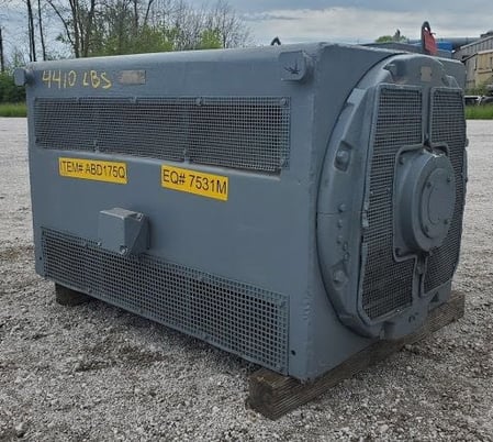 600 HP 1200 RPM General Electric, Frame 8210S, ODP, electrically OK, rebuilt, 4160 Volts - Image 7