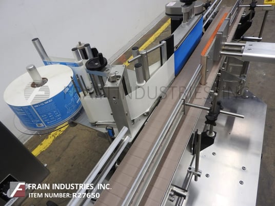 Tronics #S3S, inline, Stainless Steel, pressure sensitive, wrap labeler, rated up to 1200 inches of label per - Image 2