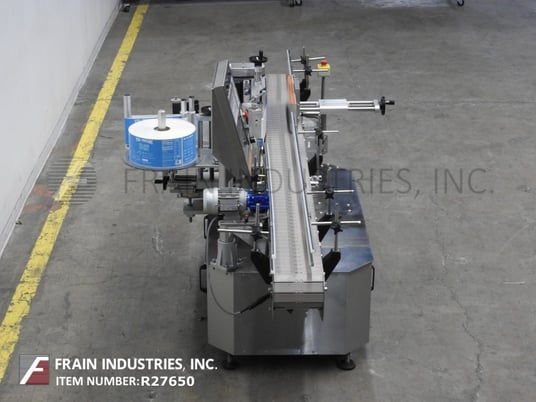 Tronics #S3S, inline, Stainless Steel, pressure sensitive, wrap labeler, rated up to 1200 inches of label per - Image 3