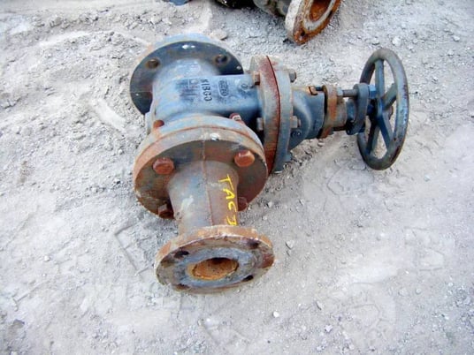 3" Gate Valve with 3" to 2" Reducer, Nibco - Image 4