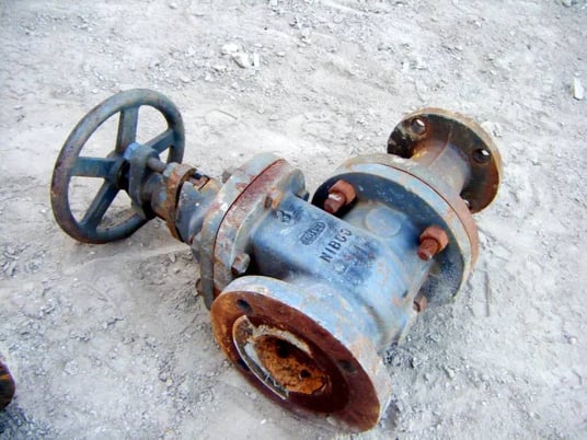 3" Gate Valve with 3" to 2" Reducer, Nibco - Image 5