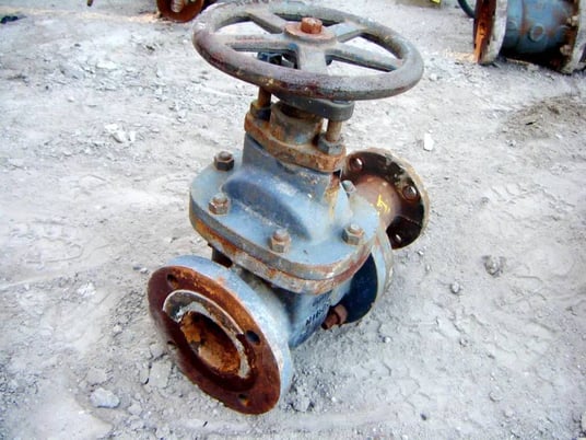 3" Gate Valve with 3" to 2" Reducer, Nibco - Image 6