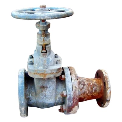4" Nibco, body gate valve with 3" reducer - Image 2