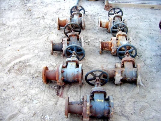 4" Nibco, body gate valve with 3" reducer - Image 3