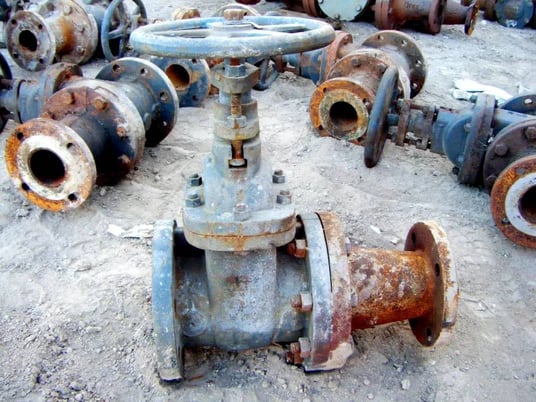 4" Nibco, body gate valve with 3" reducer - Image 4