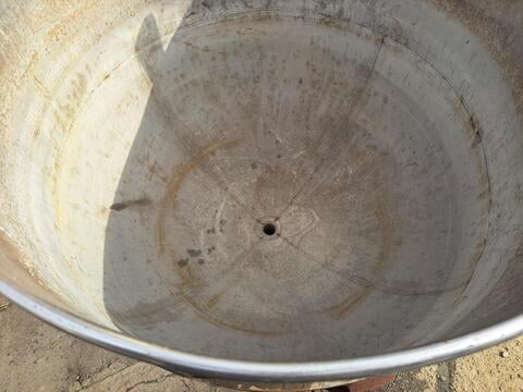 80 gallon, Greon, Stainless Steel kettle, jacketed, open top, dish bottom, 40 psi, 32" dia. x 29" deep - Image 5