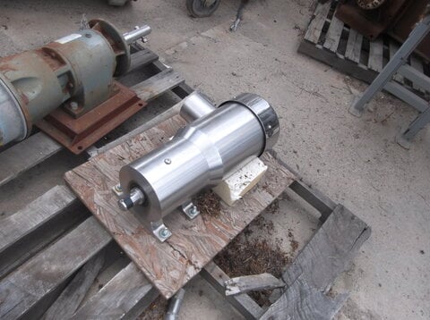 3 HP 1760 RPM Stainless Motor Inc. Motor Inc, inline planetary gear motor, 208/230/460 Volts,unused - Image 2
