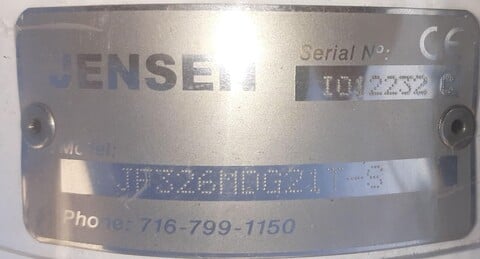 330 GPM @ 160' TDH, Jensen #JF326MDG21T-S, 316 Stainless Steel centrifugal pump, 10 HP, 3" inlet, 2" outlet - Image 4