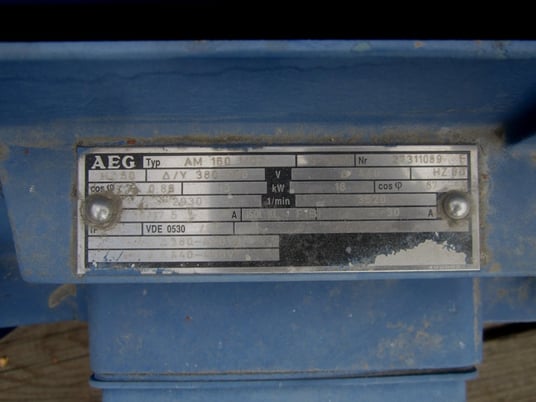 220 GPM, Ritz #50-200.1NF, cast iron centrifugal pump, 18 KW, 3" inlet, 2.5" outlet (2 available) - Image 5