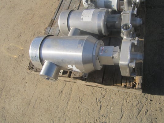 400 GPM, Fristam #FPX1742, Stainless Steel centrifugal pump, 20 HP, 2-1/2" inlet, 2" outlet - Image 1