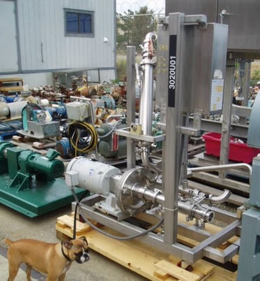 Fristam #FP3551-250, Fristam Steel centrifugal pump, 5 HP, 2-3/4" inlet, 2" outler - Image 3