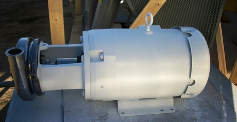 160 GPM, Alfa-Laval #C216MD21T, 316 Stainless Steel centrufugal pump, 2" tri-clamp inlet, 7.5 HP - Image 2