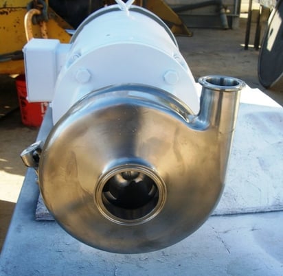 160 GPM, Alfa-Laval #C216MD21T, 316 Stainless Steel centrufugal pump, 2" tri-clamp inlet, 7.5 HP - Image 3