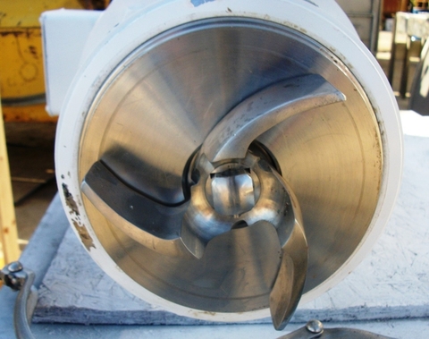 160 GPM, Alfa-Laval #C216MD21T, 316 Stainless Steel centrufugal pump, 2" tri-clamp inlet, 7.5 HP - Image 4