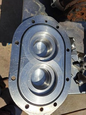 36 GPM @ 200 psi, Waukesha #030, 316 Stainless Steel positive displacement pump, 1 HP, 1.5" inlet/outlet - Image 7