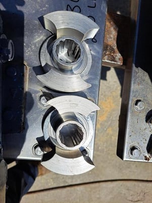 36 GPM @ 200 psi, Waukesha #030, 316 Stainless Steel positive displacement pump, 1 HP, 1.5" inlet/outlet - Image 9