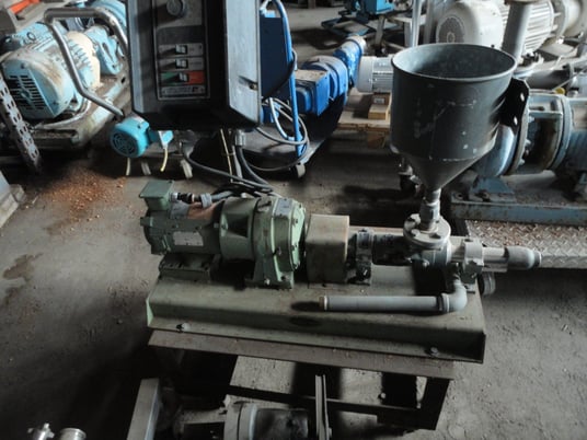 Frederick / Moyno, Stainless Steel pump,.50 HP, vari-speed drive, hopper - Image 1