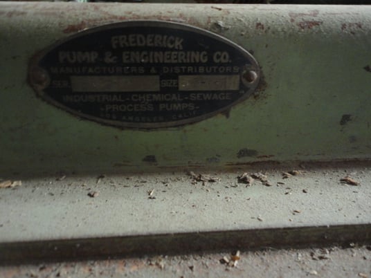 Frederick / Moyno, Stainless Steel pump,.50 HP, vari-speed drive, hopper - Image 5