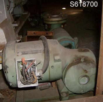 2" inlet x 1.5" outlet, Moyno #9P2 type CSF/AAA, Carbon steel progressive cavity pump, 3/4 HP - Image 2
