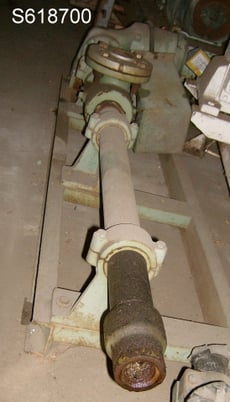 2" inlet x 1.5" outlet, Moyno #9P2 type CSF/AAA, Carbon steel progressive cavity pump, 3/4 HP - Image 3