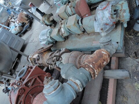 6" inlet x 6" outlet, Moyno, Carbon steel pump, less drive - Image 3