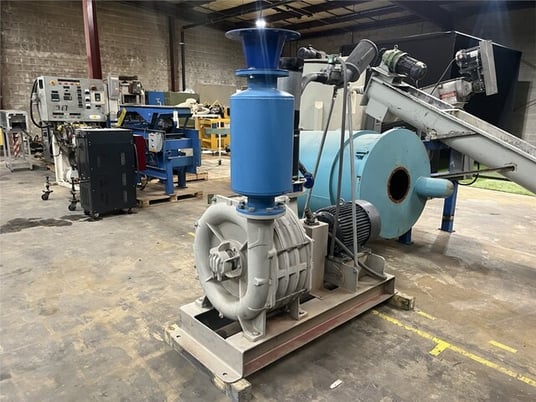 American Vacuum #05204, multistage centrifugal blower, 20 HP, - Image 7