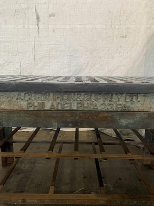 5' x 2' Acorn, welding table, x 36" height, w/ stand - Image 4