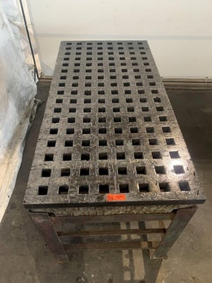 5' x 2' Acorn, welding table, x 36" height, w/ stand - Image 5