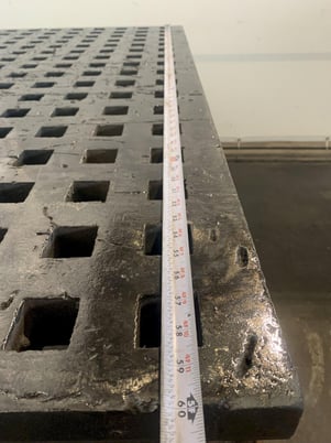 5' x 2' Acorn, welding table, x 36" height, w/ stand - Image 6