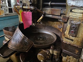 Fellows #61A, gear shaper, 5" stroke, 5" riser, spur guide, coolant pump, change gears, 1944 - Image 3