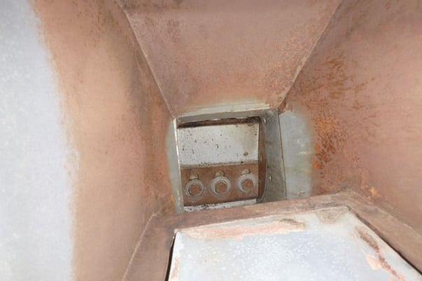 Granulator, Carbon Steel, 15" L x 12" width x 3" deep feed pan, 8" diameter chamber, 6" x 4" inlet, 2 HP - Image 4