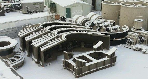 Hardinge Koppers 32' x 12', Sag Mill, (2) 3400 HP, PLC control - Image 2