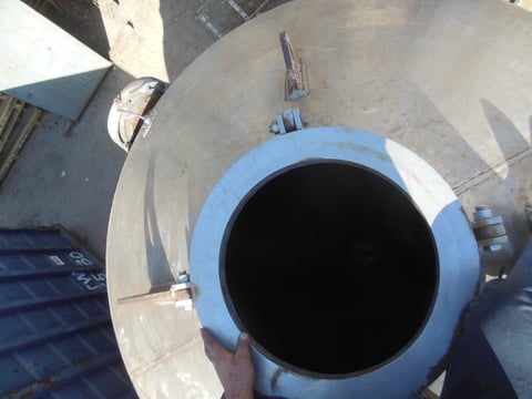 350 cu.ft. William Boulton, Conical Mixer, Stainless Steel, 9' 6" diameter x 24" straight side, 18" - Image 6
