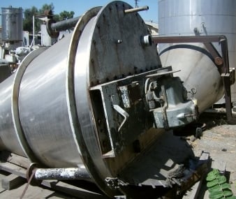 35 cu.ft. J H Day, Nauta Mixer, 5' 4" diameter x 7' 6" cone, 10 HP, 220/440V - Image 1